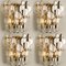 Palazzo Wall Light Fixtures in Gilt Brass and Glass by J. T. Kalmar, 1970s, Set of 2, Image 2