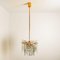 Marked Crystal and Gilt Metal Chandelier from Kinkeldey, Germany, 1970s 8