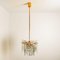 Marked Crystal and Gilt Metal Chandelier from Kinkeldey, Germany, 1970s, Image 8