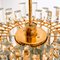 Marked Crystal and Gilt Metal Chandelier from Kinkeldey, Germany, 1970s, Image 6