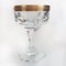 Clear Crystal Goblets with Gilded and Etched Band from Moser, Set of 6 4