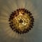 Spiralförmiger Murano Triedri Kronleuchter von Venini 18