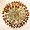 Spiral Murano Glass Triedri Chandelier from Venini 8