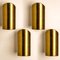 Geometrical Brass Sconces by Nanda Vigo for Arredoluce, Italy, 1970s 2