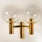 Three-Light Fixtures in the Style of Hans Agne Jakobsson, Sweden, 1960, Set of 3 10