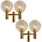 Three-Light Fixtures in the Style of Hans Agne Jakobsson, Sweden, 1960, Set of 3, Image 13