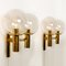 Three-Light Fixtures in the Style of Hans Agne Jakobsson, Sweden, 1960, Set of 3 12