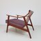 Danish Easy Chair in Lelievre Velvet, 1960s 3