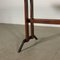 Tavolo impiallacciato in teak con gambe in metallo, Italia, anni '60, Immagine 3