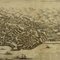 Aerial Map of Genoa Canvas 4