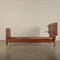 Single Bed Structure with Mahogany Veneer, Italy, 1960s 10