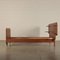Single Bed Structure with Mahogany Veneer, Italy, 1960s, Image 10