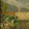 Landscape by Luigi Bocca, Glimpse of Village, 20th Century, Image 5