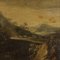 Landscape with Figures, Oil Painting on Canvas, 17th Century, Image 6