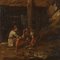Paisaje con figuras, pintura al óleo sobre lienzo, siglo XVII, Imagen 3