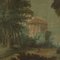 Pintura de paisaje con río y figuras, siglo XVIII, Imagen 4