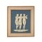 Neoclassical Decorative Element, The Three Graces Painting, 18th Century 1