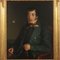 Ritratto maschile, olio su tela, scuola lombarda, XIX secolo, Immagine 3