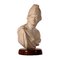 Male Bust with Parade Helmet in Carrara Marble, Italy, 17th Century, Image 1