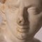 Male Bust with Parade Helmet in Carrara Marble, Italy, 17th Century 4