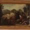 Scena della battaglia, olio su tela, scuola napoletana, Italia, XVII secolo, Immagine 3