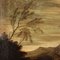Paesaggio con figure, olio su tela, scuola italiana, XVII secolo, Immagine 7