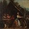 Paesaggio con figure femminili, olio su tela, scuola piemontese, 1700, Immagine 4