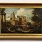 Italienische Schule, Landschaft mit Architekturen und Figuren, 1700 3