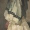 Ritratto di donna, olio su tela, fine XIX secolo, Immagine 4