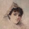 Ritratto di giovane donna, Olio su tavola, XX secolo, Immagine 3