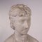 Büste einer Frau aus weißem Carrara Marmor, Italien, 19. Jh 3