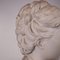 Bust of a Woman in White Carrara Marble, Italy, 19th Century 4