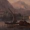 Paesaggio fluviale, olio su cartone, fine XIX secolo, Immagine 5