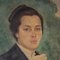 Francesco Ghisleni, Porträt einer jungen Frau, Öl auf Leinwand, 1930er 3
