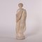 Escultura de una matrona romana de mármol blanco, Italia, siglo XIX, Imagen 9