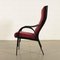 Cavour Armchairs with Lacquered Wood and Foam Fabric, Italy, 1970s, Set of 6, Image 10