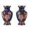 Cloisonné Vases, Set of 2, Image 1