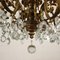 Brass and Bronze Ten Light Chandelier 8