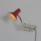 Red Hooded Scissor Lamp from Hala, 1950s 2