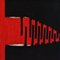 Tapiz abstracto en rojo y negro de Liesbeth Wiersma, 1969, Imagen 4