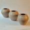 Ivory White Studio Pottery Vases, 1980s, Set of 3 6