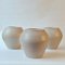 Ivory White Studio Pottery Vases, 1980s, Set of 3 2