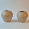 Ivory White Studio Pottery Vases, 1980s, Set of 3 10