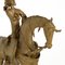 African Tribal Bronze Sculpture - Female Warrior on a Horse 10