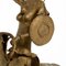 Sculpture Tribal Africain en Bronze - Guerrier Féminin sur un Cheval 26