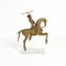 African Tribal Bronze Sculpture - Female Warrior on a Horse 6