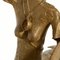 Escultura tribal africana de bronce - Mujer guerrera a caballo, Imagen 27