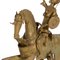 Sculpture Tribal Africain en Bronze - Guerrier Féminin sur un Cheval 9