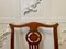 Antike George III Esszimmerstühle aus Mahagoni mit Intarsien, 19. Jh., 8er Set 8