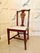 Antique 19th-Century George III Style Mahogany Inlaid Dining Chairs, Set of 8 7
